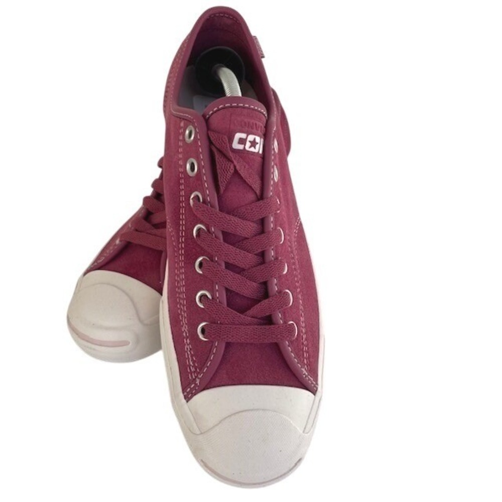 Converse CONS Jack Purcell Suede Low Top Sneakers Pink Men 7.5 Women 9